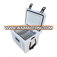 Refrigeration Equipment 25L Ice Box Cooler Chest With Wheels